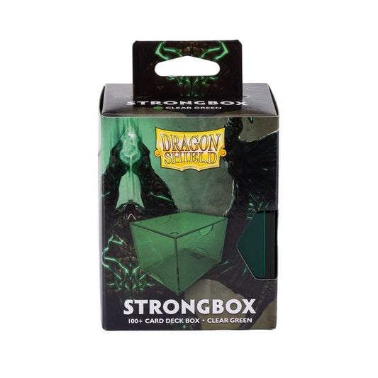 Functional, compact, and tough enough to withstand a dragon's fangs. Strongbox holds 100+ double-sleeved cards and provides powerful protection to your precious deck. Our dragons forged this no-nonsense deck box to suit TCG players' needs exactly. The vacuum seal uses a powerful magic known as "physics" to keep the box securely closed, yet easily accessible. The lid has room to show off your commander, leader or another notable card, so you can tell decks apart at a glance. Finally, storing multiple boxes i