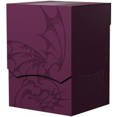 Safeguard cards in a sleek limited edition Deck Shell that matches Wraith Dual Matte sleeves. The Dragon Shield Deck Shell is a sturdy flip-case deck box with a deep cut out. The lid won't pop open unexpectedly and can be set underneath the box so it stays open, giving a minimal footprint and unobstructed access to cards. The Deck Shell fits inside large Nest boxes and Magic Carpets. Each Deck Shell has a writing field on top for personalization and comes with a divider. The Deck Shell will fit 100 single s