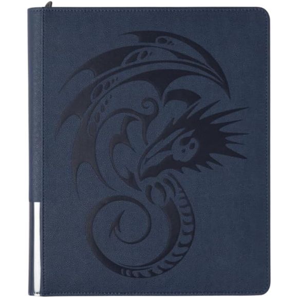 The deep blue of Arcania’s oceans, where many treasures lay submerged. Safely store and flaunt your precious cards with an exclusive Zipster binder, the album of choice for collectors and traders. Rest your cards beneath the specially reinforced Dragon Skin cover which saves your precious cards from dents and creases. The Zipster comes with 20 sideloading 18-pocket pages and samples of other Dragon Shield pocket pages. Dragon Shield pocket pages have rounded corners, a black backing and card pockets on ea