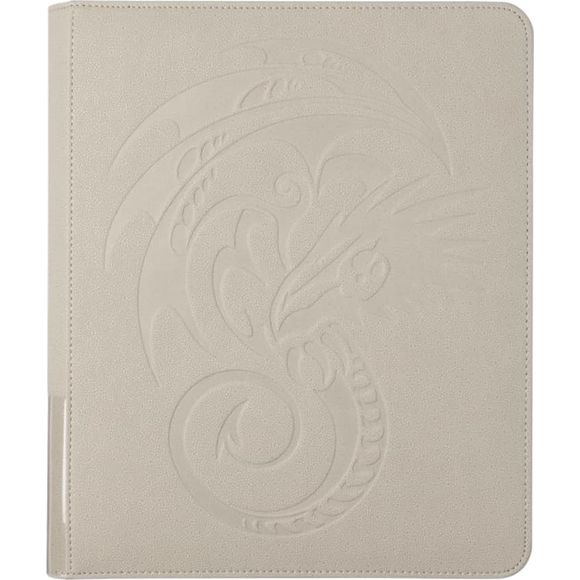 A clean Ashen White, elevate aesthetics with this elegant design. Safely store and flaunt your precious cards with a compact Zipster binder, the album of choice for collectors and traders. Rest your cards beneath the specially reinforced Dragon Skin cover which saves your precious cards from dents and creases. The Zipster comes with 20 sideloading 18-pocket pages and samples of other Dragon Shield pocket pages. Dragon Shield pocket pages have rounded corners, a black backing and card pockets on each side of