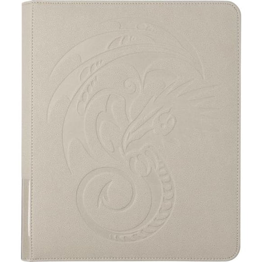 A clean Ashen White, elevate aesthetics with this elegant design. Safely store and flaunt your precious cards with a compact Zipster binder, the album of choice for collectors and traders. Rest your cards beneath the specially reinforced Dragon Skin cover which saves your precious cards from dents and creases. The Zipster comes with 20 sideloading 18-pocket pages and samples of other Dragon Shield pocket pages. Dragon Shield pocket pages have rounded corners, a black backing and card pockets on each side of