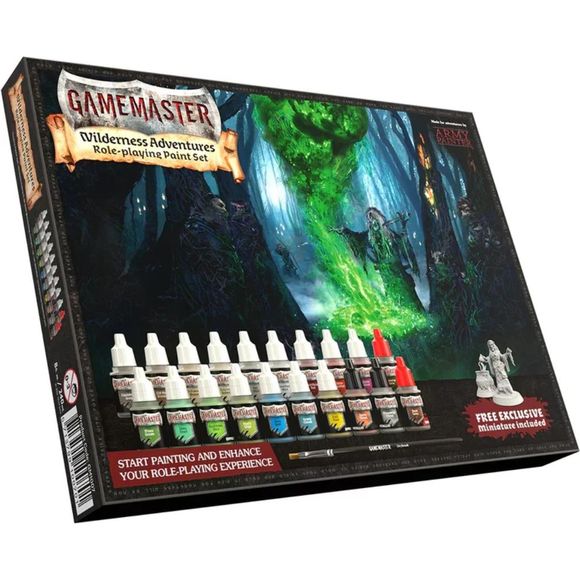 Nothing brings a Fantasy World more to life than the creatures that inhabit it. Playing with painted miniatures will level-up your whole role playing experience as it brings your adventure to life on the tabletop in front of you. The GameMaster Wandering Monsters is a fun expansion to the GameMaster Character Starter Paint Set - containing a highly detailed troll miniature, a Basecoat Brush, a painting guide and 20 essential colours to paint foul monsters of all shapes and sizes.