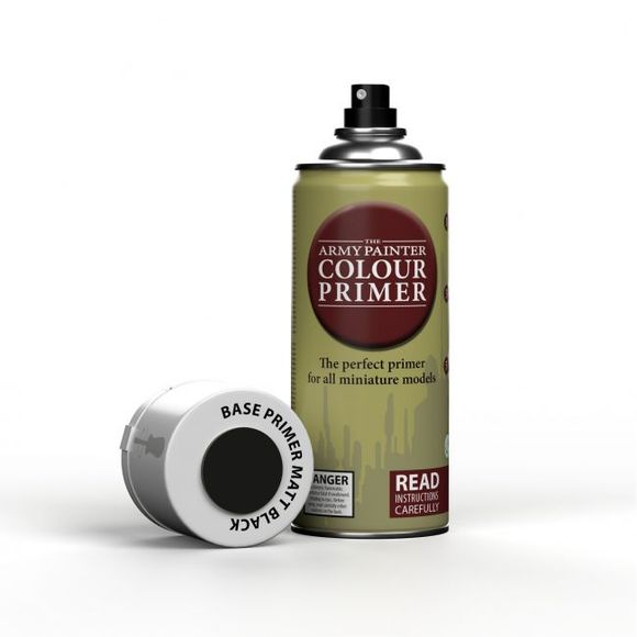 Quite simply the best Black Spray on the market. Very matt and with a superior coverage - leaving the miniatures in a perfect condition for applying coats of paints. Remember to always check our video tutorials on how to use Colour Primers.