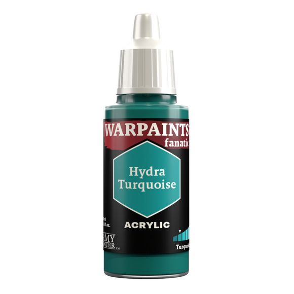 Warpaints Fanatic paints are an easy to use, high-quality acrylic paint with unsurpassed coverage and intense pigmentation. It is set in a premium resin base with proprietary stabilizers, making it possible to thin it down to extreme levels while retaining pigment dispersion.
Each paint is part of a Flexible Colour Triad System: a segment, or family, of paint colours that are made using the same root colour. Inside each Flexible Colour Triad are six colours that range from dark to light with a consistent hu