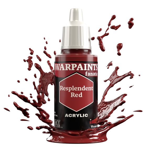 Warpaints Fanatic paints are an easy to use, high-quality acrylic paint with unsurpassed coverage and intense pigmentation. It is set in a premium resin base with proprietary stabilizers, making it possible to thin it down to extreme levels while retaining pigment dispersion.
Each paint is part of a Flexible Colour Triad System: a segment, or family, of paint colours that are made using the same root colour. Inside each Flexible Colour Triad are six colours that range from dark to light with a consistent hu