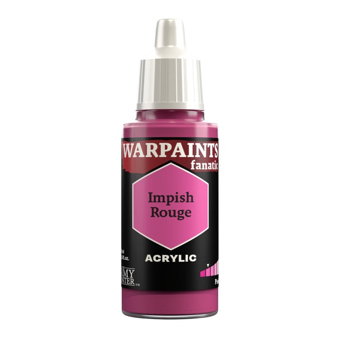 Warpaints Fanatic paints are an easy to use, high-quality acrylic paint with unsurpassed coverage and intense pigmentation. It is set in a premium resin base with proprietary stabilizers, making it possible to thin it down to extreme levels while retaining pigment dispersion.
Each paint is part of a Flexible Colour Triad System: a segment, or family, of paint colours that are made using the same root colour. Inside each Flexible Colour Triad are six colours that range from dark to light with a consistent hu