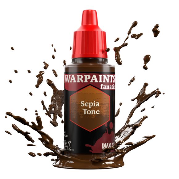 Warpaints Fanatic paints are an easy to use, high-quality acrylic paint with unsurpassed coverage and intense pigmentation. It is set in a premium resin base with proprietary stabilizers, making it possible to thin it down to extreme levels while retaining pigment dispersion.
Each paint is part of a Flexible Colour Triad System: a segment, or family, of paint colours that are made using the same root colour. Inside each Flexible Colour Triad are six colours that range from dark to light with a consistent hu