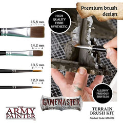 Army Painter Gamemaster: Terrain Brush Kit (Four Brushes)