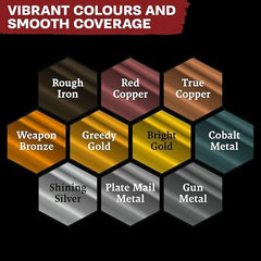 Army Painter Fanatic Metallics Paint Set - Set of 10