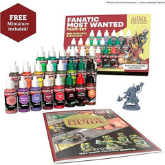 Army Painter Fanatic Most Wanted Paint Set - Set of 22