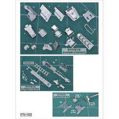 Madworks S07 Detail Up Metal Parts Photo-Etch PE Upgrade for Sinanju Stein Narrative HG 1/144 | Galactic Toys & Collectibles