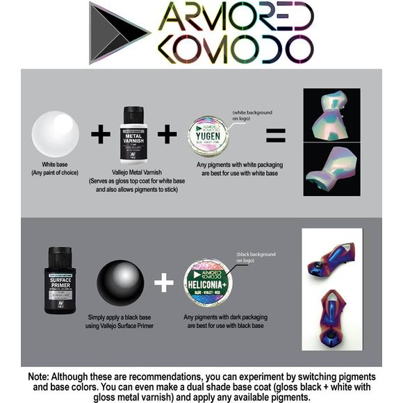 Armored Komodo ArKom Multi Chromaflair Cygnus Pigment | Galactic Toys & Collectibles