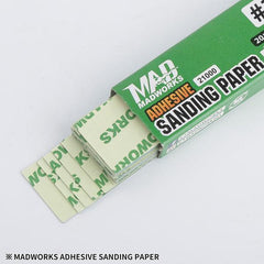 These self-adhesive sandpaper are color coded to match the Madworks Acrylic Grinding Plates. #1000 grit and 20 pieces included in the package. Use with the Madworks Grinding Plates to get a perfect flat surface!