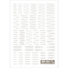 Madworks Steel Spirit AW-182 Waterslide Decal Markings Type 05 Gray | Galactic Toys & Collectibles