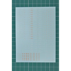 Madworks AW-001 Warning Water Sliced Decal Orange | Galactic Toys & Collectibles