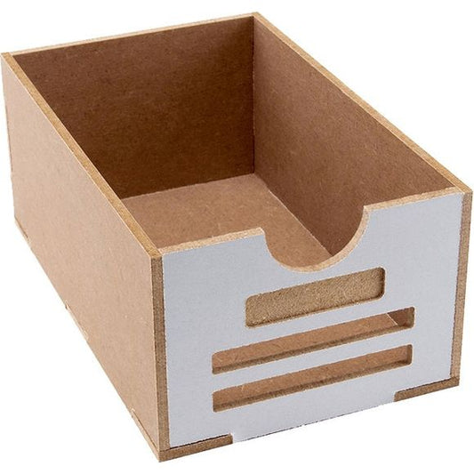 This is a medium-sized drawer for hobby modeling equipment storage. Includes 2. Compatible with OPERA-02, SYMPHONY, and PICCOLO. Approximate size: Width: 90mm (3.55"), Height: 63mm (2.48"), Depth: 144mm (5.7").

Made of high-density MDF, more durable than general MDF.   All MDF material being used for Arttystation is coated on both sides with clear, or white for convenient cleaning on general stains with water or special cleaners for the stain.  But due to characteristics of the material, it may deform if