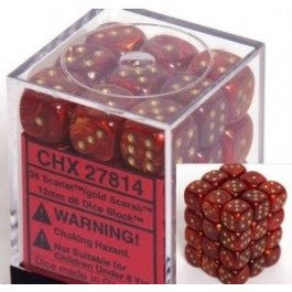 This Chessex Dice Block delivers 36 12mm d6. Because you can never have too many dice!
