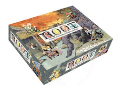 Find adventure in a marvelous asymmetric game. Root provides limitless replay value as you and your friends explore the unique factions all wanting to rule a fantastic forest kingdom. Play as the: Marquise de Cat: Dominate the woods, extracting its riches and policing its inhabitants. Woodland Alliance: Gather supporters and coordinate revolts against the ruling regime. Eyrie Dynasties: Regain control of the woods while keeping your squabbling court at bay. Vagabond: Seek fame and fortune as you forge allia