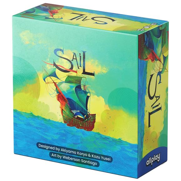Strap up your piratical boots, and navigate your ship through turbulent waters in Sail, a co-operative trick-taking game for two players. Reach the end of this dangerous deep end, and avoid taking damage from the Kraken to win the game together...or your crew will be sleeping with the fish!
Before each round begins, players exchange cards, then play a series of tricks. Different game actions will be triggered depending on who wins each trick in combination with the unique character skills. However, the cra