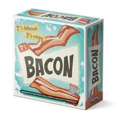 Bacon is a fixed-partnerships climbing game for 4 or 6 players that is all about going out early as a team. The only team that will score is the team that goes out first, but their score will depend on when the rest of the team goes out. If your team does NOT go out first, your job is simple: make the other team go out as late as possible.
The rules also include the Applewood variant for 3 to 6 players: this is the no-partnerships version of Bacon. There are no teams; it’s every person for themselves. Your