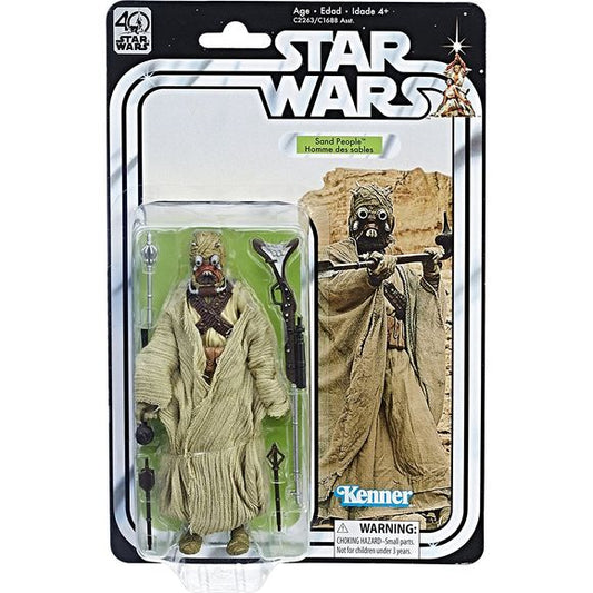 Star Wars The Black Series 40th Anniversary Sand People Tusken Raider 6-inch Figure | Galactic Toys & Collectibles