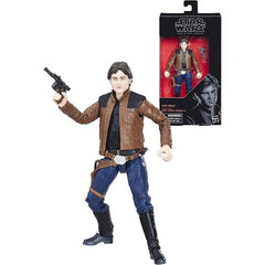 Kids and fans alike can imagine the biggest battles and missions in the Star Wars saga with figures from Star Wars The Black Series! With exquisite features and decoration, this series embodies the quality and realism that Star Wars devotees love. Han Solo reinvents himself after leaving behind his old life. Now, Solo is growing increasingly comfortable traveling with law-benders and scoundrels. This 6-inch-scale Han Solo figure is carefully detailed to look like the character from Solo: A Star Wars Story.