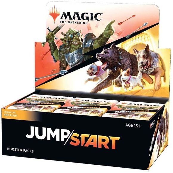Grab two boosters shuffle them together and you’re ready to go! Jumpstart is a unique way to play Magic The Gathering (MTG) that lets you assemble a 40-card deck and start battling in minutes
The Jumpstart booster box includes 24 booster packs each with 20 cards—enough for you and your friends to open your packs and get straight into the action again and again
Each booster pack has 20 cards and a theme Will you get Cats and Dragons vs Elves and Unicorns? Pirates and Angels vs Dogs and Dinosaurs? Open your