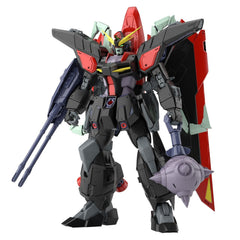 Raider Gundam from "Mobile Suit Gundam Seed" joins the FULL MECHANICS model-kit lineup from Bandai! High-density details and ease of assembly are the hallmarks of this line; the Raider can be transformed from MS to MA form by sliding mechanisms and movable axis in various places! The legs have multiple joints to reproduce the transformation to MA form, while ensuring a wide range of motion. The shoulder gimmick means it can transform into MA form without replacing any parts! The change of the head to MA for