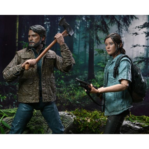 NECA The Last of Us Part II Ultimate Joel and Ellie Action Figure Two-Pack | Galactic Toys & Collectibles
