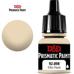 D&D Prismatic Paint is designed to go on smoothly and leave a nice, matte finish on hobby miniatures. Developed by Acrylicos Vallejo, these 60 paints—including 20 new colors, formulated specifically for the D&D Prismatic Paint line—should appeal to beginners and experienced painters alike. Each of these paints comes in an 8ml dropper bottle, to help painters keep their crafting surfaces free of spills. Each bottle is labeled with the paint color and product code, as well as a logo indicating if the contents
