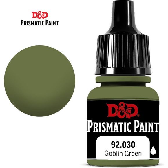 D&D Prismatic Paint is designed to go on smoothly and leave a nice, matte finish on hobby miniatures. Developed by Acrylicos Vallejo, these 60 paints—including 20 new colors, formulated specifically for the D&D Prismatic Paint line—should appeal to beginners and experienced painters alike. Each of these paints comes in an 8ml dropper bottle, to help painters keep their crafting surfaces free of spills. Each bottle is labeled with the paint color and product code, as well as a logo indicating if the contents