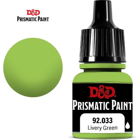 D&D Prismatic Paint is designed to go on smoothly and leave a nice, matte finish on hobby miniatures. Developed by Acrylicos Vallejo, these 60 paints—including 20 new colors, formulated specifically for the D&D Prismatic Paint line—should appeal to beginners and experienced painters alike. Each of these paints comes in an 8ml dropper bottle, to help painters keep their crafting surfaces free of spills. Each bottle is labeled with the paint color and product code, as well as a logo indicating if the contents