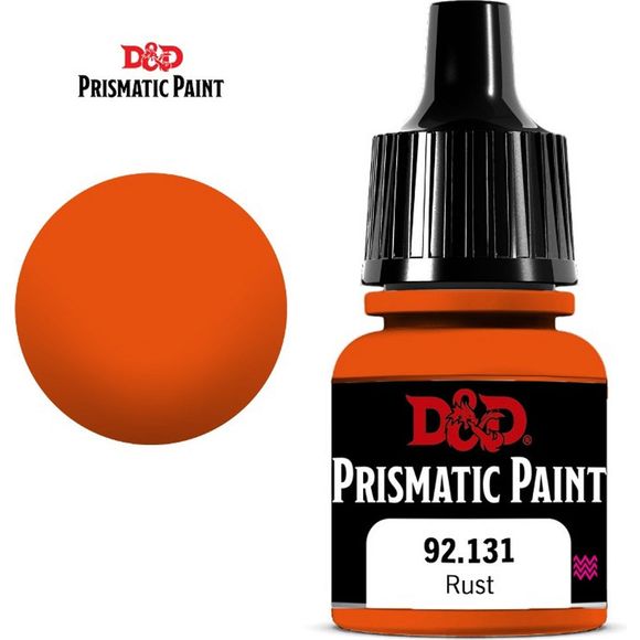 D&D Prismatic Paint is designed to go on smoothly and leave a nice, matte finish on hobby miniatures. Developed by Acrylicos Vallejo, these 60 paints—including 20 new colors, formulated specifically for the D&D Prismatic Paint line—should appeal to beginners and experienced painters alike. Each of these paints comes in an 8ml dropper bottle, to help painters keep their crafting surfaces free of spills. Each bottle is labeled with the paint color and product code, as well as a logo indicating if the contents