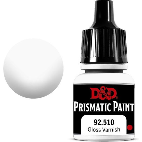 D&D Prismatic Paint is designed to go on smoothly and leave a nice, matte finish on hobby miniatures. Developed by Acrylicos Vallejo, these 60 paints—including 20 new colors, formulated specifically for the D&D Prismatic Paint line—should appeal to beginners and experienced painters alike. Each of these paints comes in an 8ml dropper bottle, to help painters keep their crafting surfaces free of spills. Each bottle is labeled with the paint color and product code, as well as a logo indicating if the contents