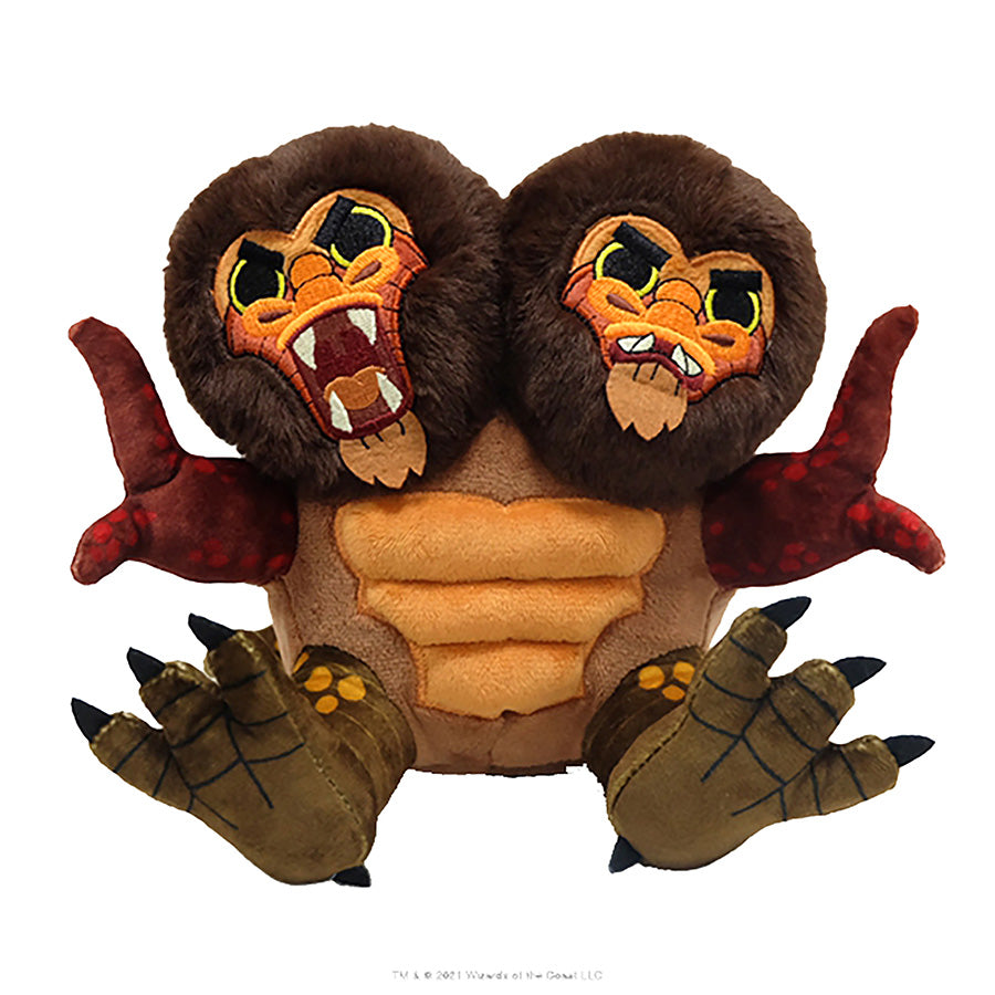 Who’s got two heads, a scaly hide and tentacles for arms? The cutest little Prince of Demons, Demogorgon, that’s who! From the lore of Dungeons & Dragons®, the embodiment of chaos, madness, and destruction is remade as a Phunny plush and now compels your obedient hugs. Made from the softest premium materials and measures approximately 8 inches.