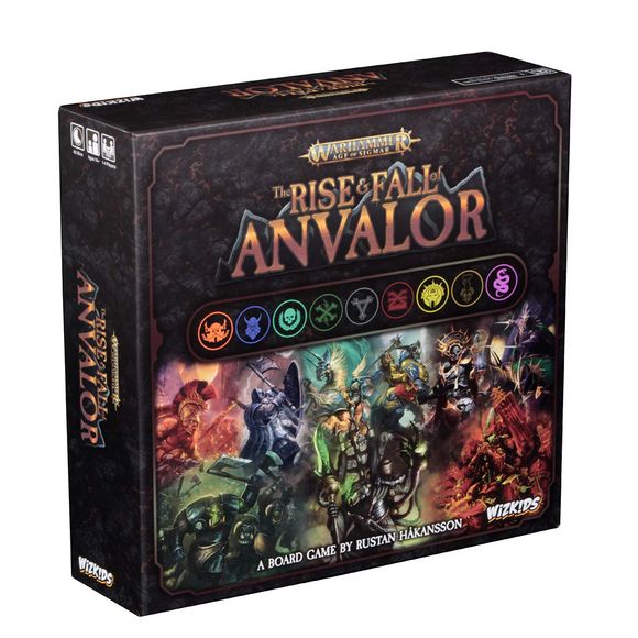 Get ready for a new kind of Warhammer Age of Sigmar excitement. In The Rise & Fall of Anvalor your official task is to help build and defend Anvalor together with the other Factions. However, your real goal is to gather the most Influence and secure dominance over Anvalor, even if it might ultimately cause the fall of the city. Gather the most Influence for your Faction by building City Buildings and defeating enemies during vicious assaults. At the end of the game, the player who has the most Influence ove