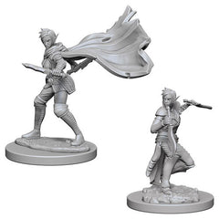 Pathfinder Roleplaying Game Unpainted Miniatures: Elf Female Rogue …
