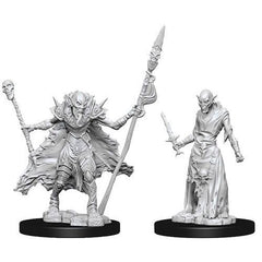 Dungeons & Dragons Nolzur’s Marvelous Miniatures come with highly-detailed figures, pre-primed with Acrylicos Vallejo primer and includes deep cuts for easier painting. The packaging of each different set will display the minis in a visible format.