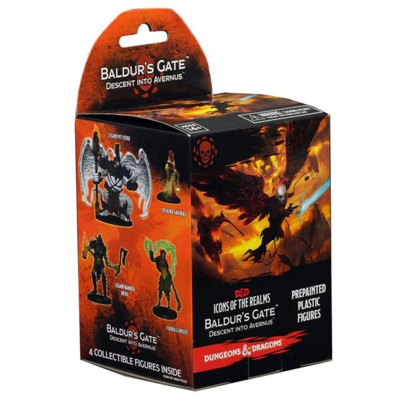 1 Booster box containing 4 pre-painted mini figures for D&D
