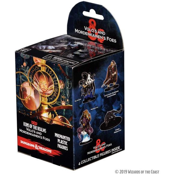 Did icons of the realms: volt & mordenkainen’s foes features a number of exciting races and monsters for players to add to their collections.
in this monstrous collection, players will find many of the creatures found in volo’s guide to monsters and mordenkainen’s tome of foes. Prepare to have your life blood's stolen from the dreaded Death kiss, experience the eladrin elves in each of their four seasons: fall, spring, summer, and winter! Feel the madness of long-forgotten secrets as you look upon the al