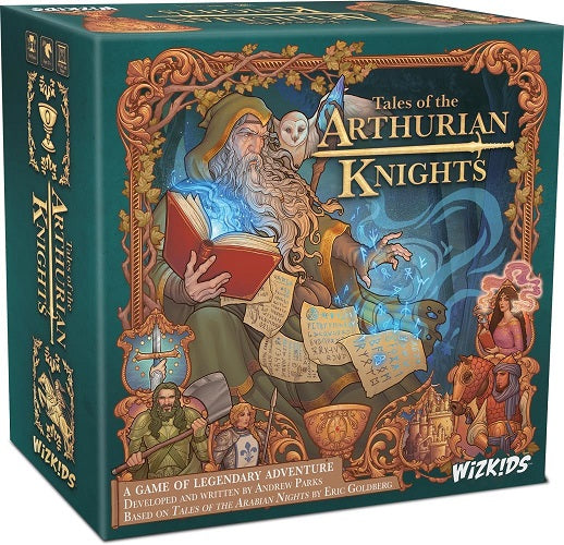 The standalone sequel to Tales of the Arabian Nights is finally here, with mechanics and gameplay based on the acclaimed classic! As a Knight of the Round Table, you will meet legendary figures, encounter fabled creatures, battle mighty enemies, take on challenging quests, and discover wondrous places of power as you pursue your destiny in this vastly replayable game. Whether playing competitively or cooperatively, you will breathe life into the thousands of astounding, amusing, and spellbinding encounters