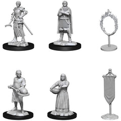 WizKids Deep Cuts come with highly-detailed figures, primed and ready to paint out of the box. These fantastic miniatures include deep cuts for easier painting. The packaging displays these miniatures in a clear and visible format, so customers know exactly what they are getting. Bring your town encounters to life with people and items that every RPG storyteller needs!