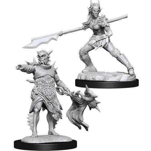 Coralhelm Commander & Halimar D&D miniature Dungeons Dragons | Galactic Toys & Collectibles