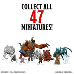 You've seen the new 2025 Monster Manual art on the page, now bring it to life on your tabletop with the D&D Icons of the Realms: Monster Manual Collection II. From Air Elementals to Werebears this set is filled with popular monsters inspired by the latest designs to fit into any campaign! Collect all 47 pre-painted miniatures in this set of randomly sorted monsters, each creature dynamically posed and ready for battle. A Booster will have the following configuration: 1 Large miniature and 3 Medium or Small