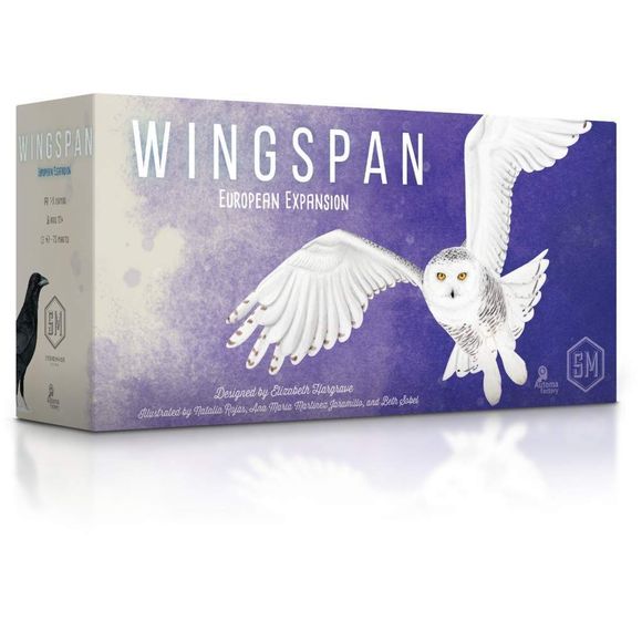 In this first expansion to wingspan, we increase the scope of the world to include the Regal, beautiful, and varied birds of Europe. These birds feature a variety of new abilities, including a number of birds with round end abilities, abilities that increase interaction between players, and birds that benefit from excess cards/food. Along with the new bonus cards, they're designed to be shuffled into the original decks of cards (and cards from future expansions). the European expansion also includes an addi
