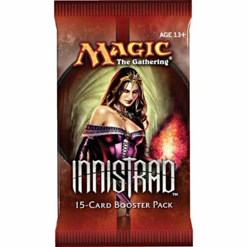 The Magic the gathering September's 2011 large set, code-named "Shake", is called Innistrad. This set features 264 black-bordered cards, including randomly inserted premium versions of all cards in the set. And for the first time ever, Innistrad brings double-faced cards to Magic. Note: Contains 36 Innistrad booster packs .