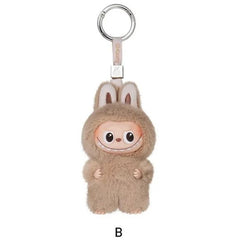 POP MART Labubu V4 Los Monstruos Pin para el Amor Alfabeto Colgante de Peluche - Letra B