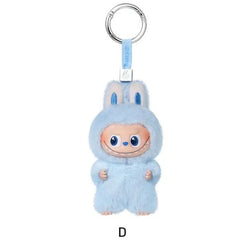 POP MART Labubu V4 The Monsters Pin Para el Amor Alfabeto Colgante de Peluche - Letra D