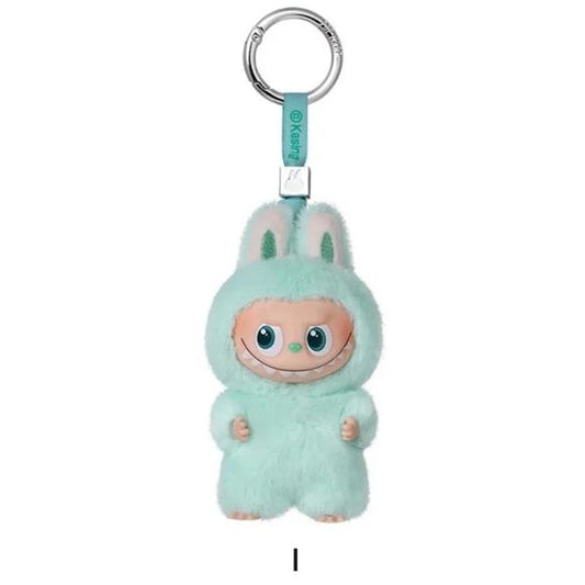 POP MART Labubu V4 The Monsters Pin For Love Alphabet Plush Pendant - Letter I