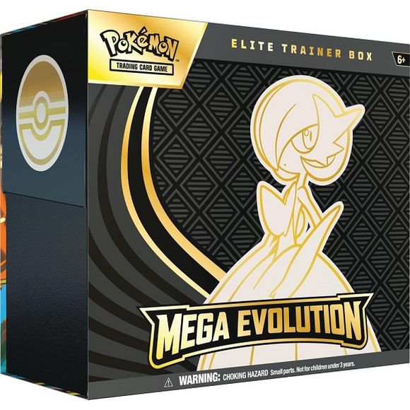 Step into battle with the power of Mega Gardevoir! This exclusive Elite Trainer Box includes 9 Pokémon TCG: Mega Evolution booster packs, a stunning full-art promo card featuring Alakazam or Riolu, Mega Gardevoir–themed card sleeves, dice, condition markers, and a sturdy collector’s box to keep your gear organized. This is the Mega Gardevoir version (not Mega Lucario), perfect for players and collectors seeking Fairy-type brilliance and strength.